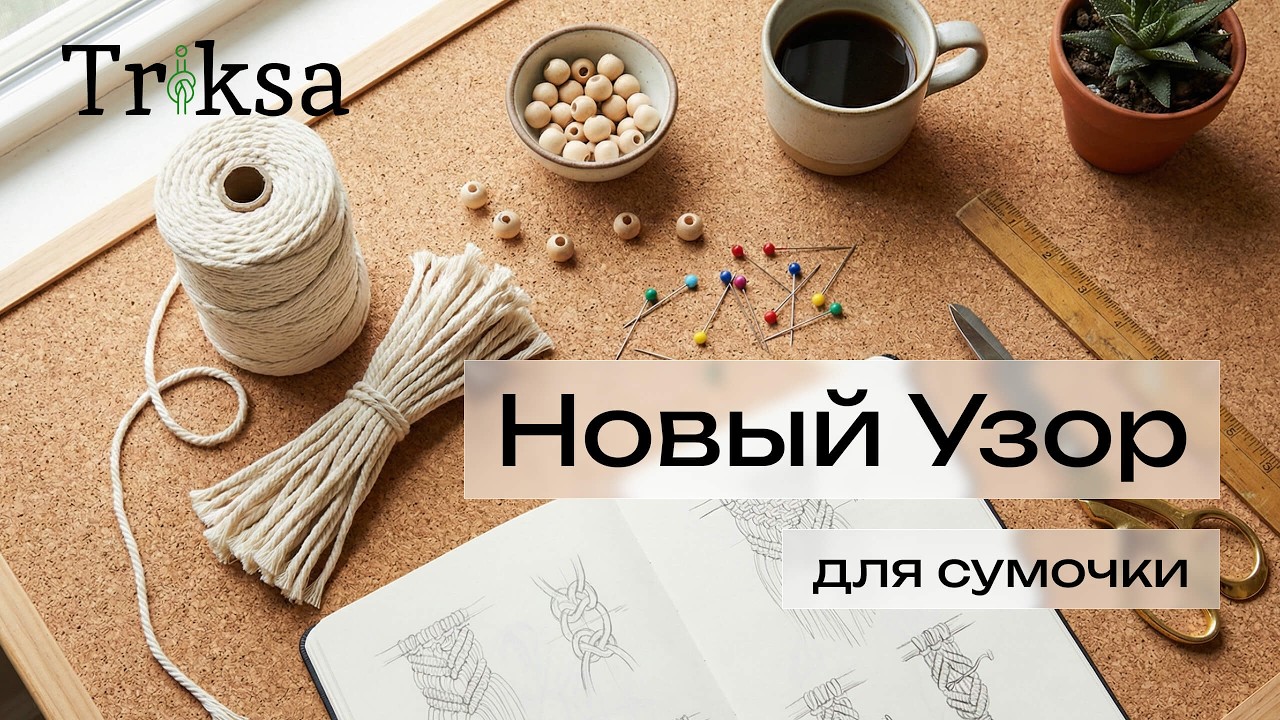 Макраме-сумочка для телефона - новые узоры (Дополнение к МК)