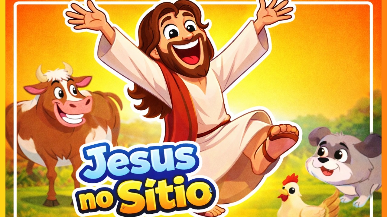 Jesus Cristo Tinha um Sítio 🐮🐔 | Música Cristã Infantil | Louvor para Crianças