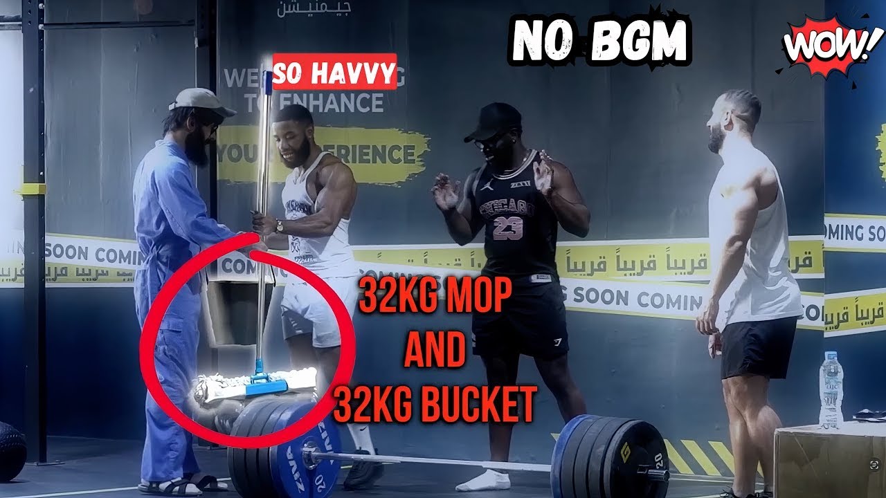 Anatoly GYM PRANK - ANATOLY Uses 32kg Mop in the Gym #212 | Bodybuilders Laughed… #funnygymreactio