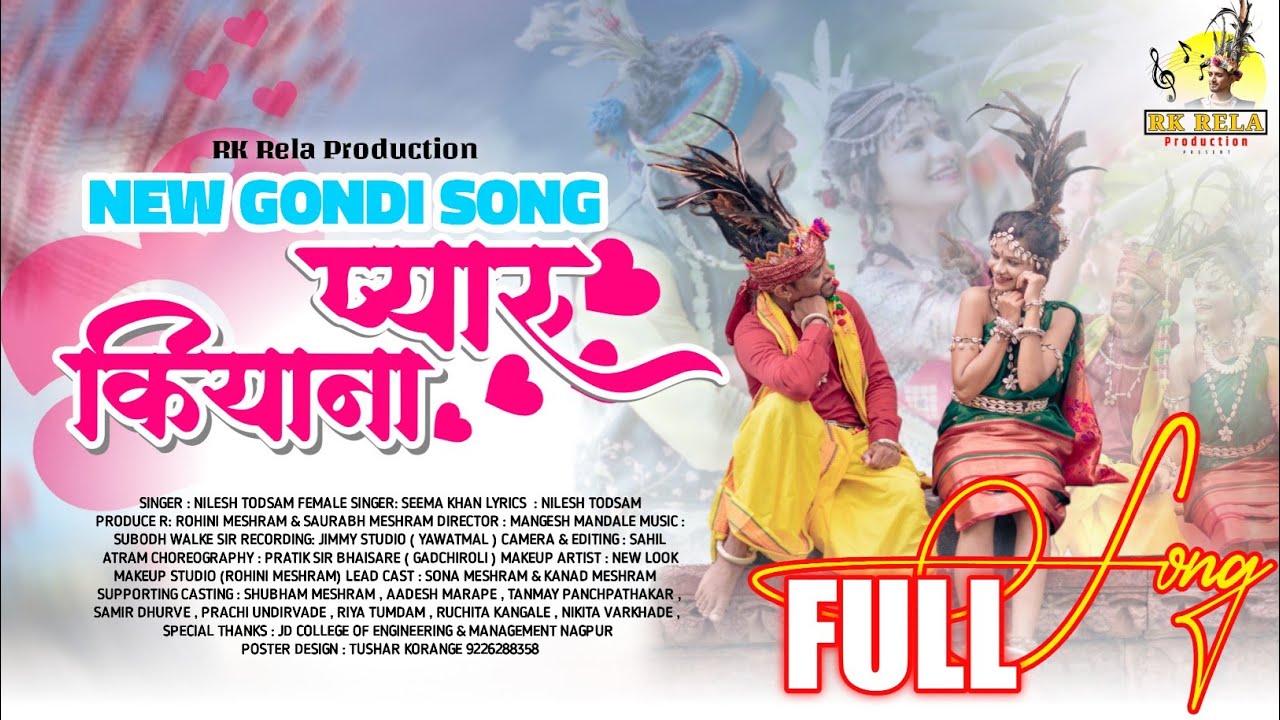 Pyar Kiyana Sango || प्यार कियाणा संगो || New Video Gondi Song || Nilesh Todsam