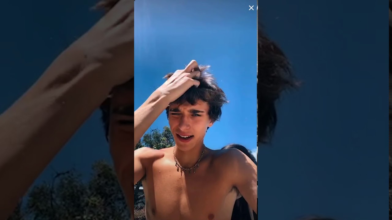 Josh Richards full live stream with Nessa Barret, Bryce Hall, Jaden Hossler, tiktok live