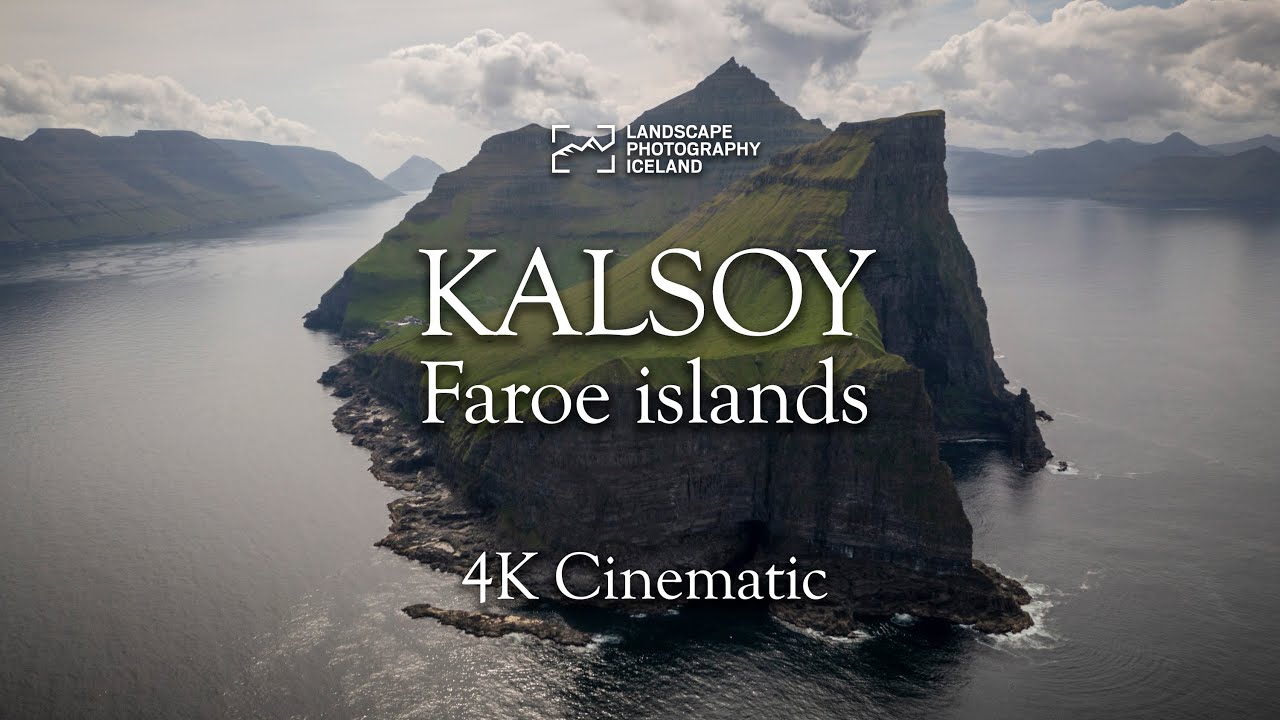 Kalsoy in the Faroe islands - 4K Cinematic aerial