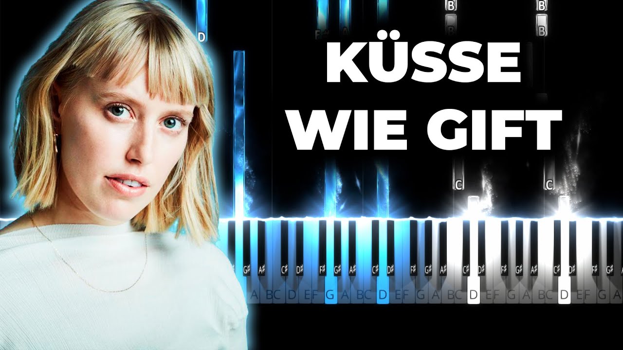 LEA x LUNA - Küsse wie Gift piano karaoke instrumental cover, lyrics