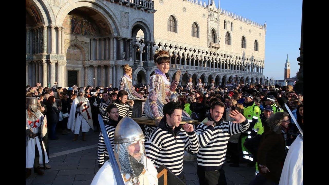 Carnevale di Venezia 2018 - Corteo e Festa delle Marie (percorso completo) - Venice Carnival 2018