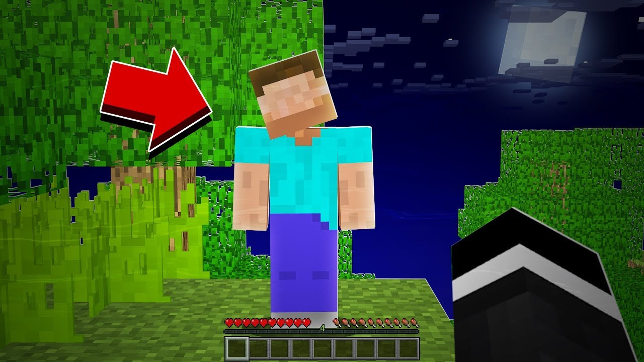 ATTACKED BY FACELESS STEVE IN MINECRAFT! (Haunted Minecraft World)