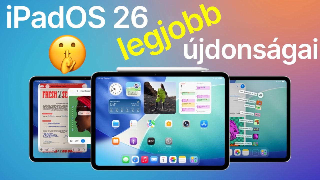 iPadOS 26 legjobb újdonságai (ezekre vártunk évek óta)