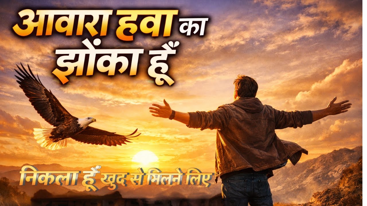 आवारा हवा का झोंका हूँ | निकला हूँ खुद से मिलने लिए |  New Motivational Song 2026