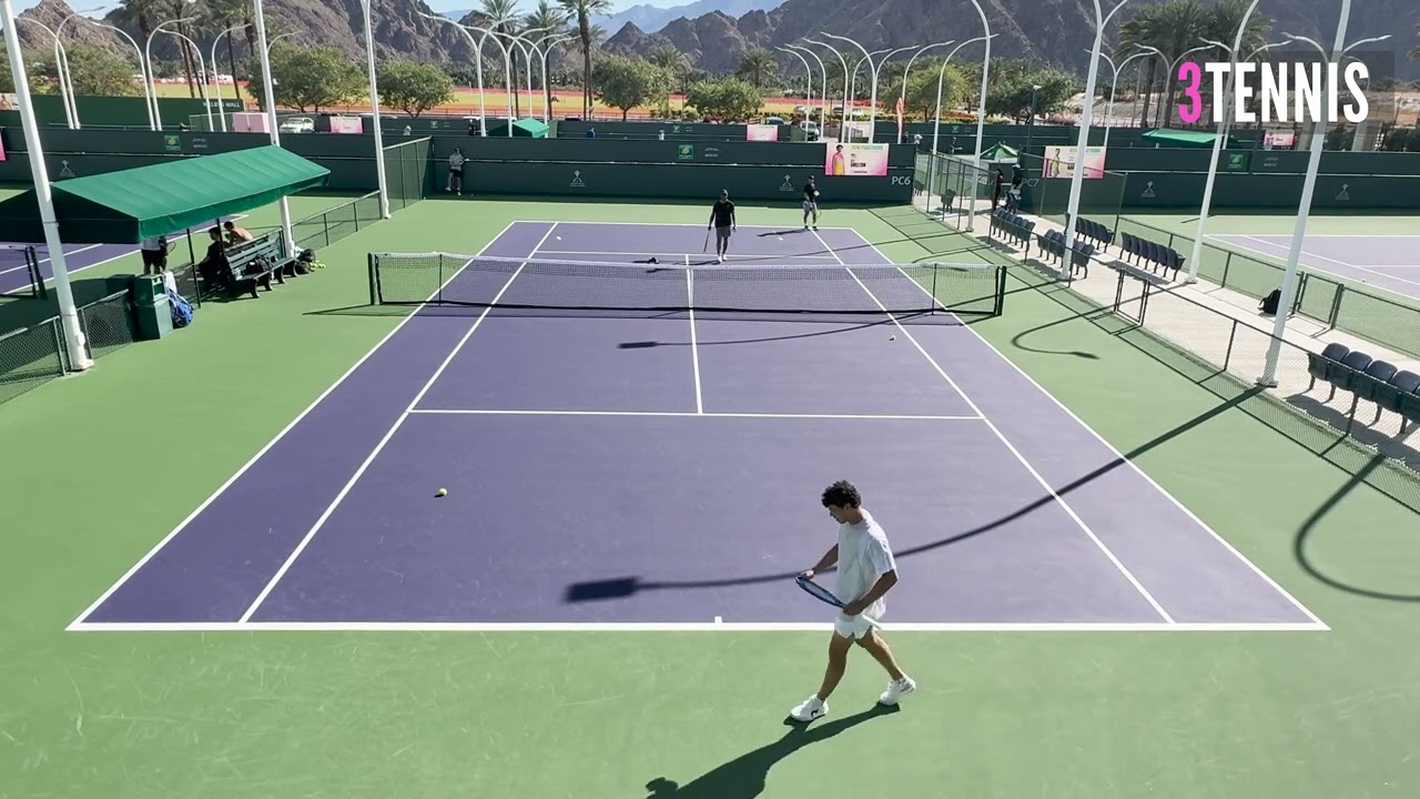 Ben Shelton (USA) Practice Session | Indian Wells 2026