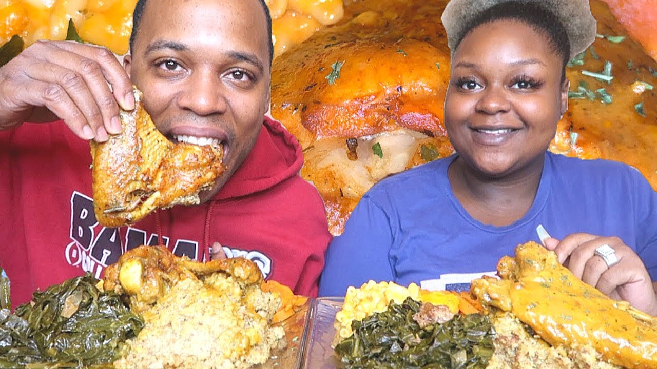 ЛАБОР ДЭЙ СОУЛФУД МУКБАНГ при участии SMOTHERED TURKEY WINGS в стиле Рэя Мака