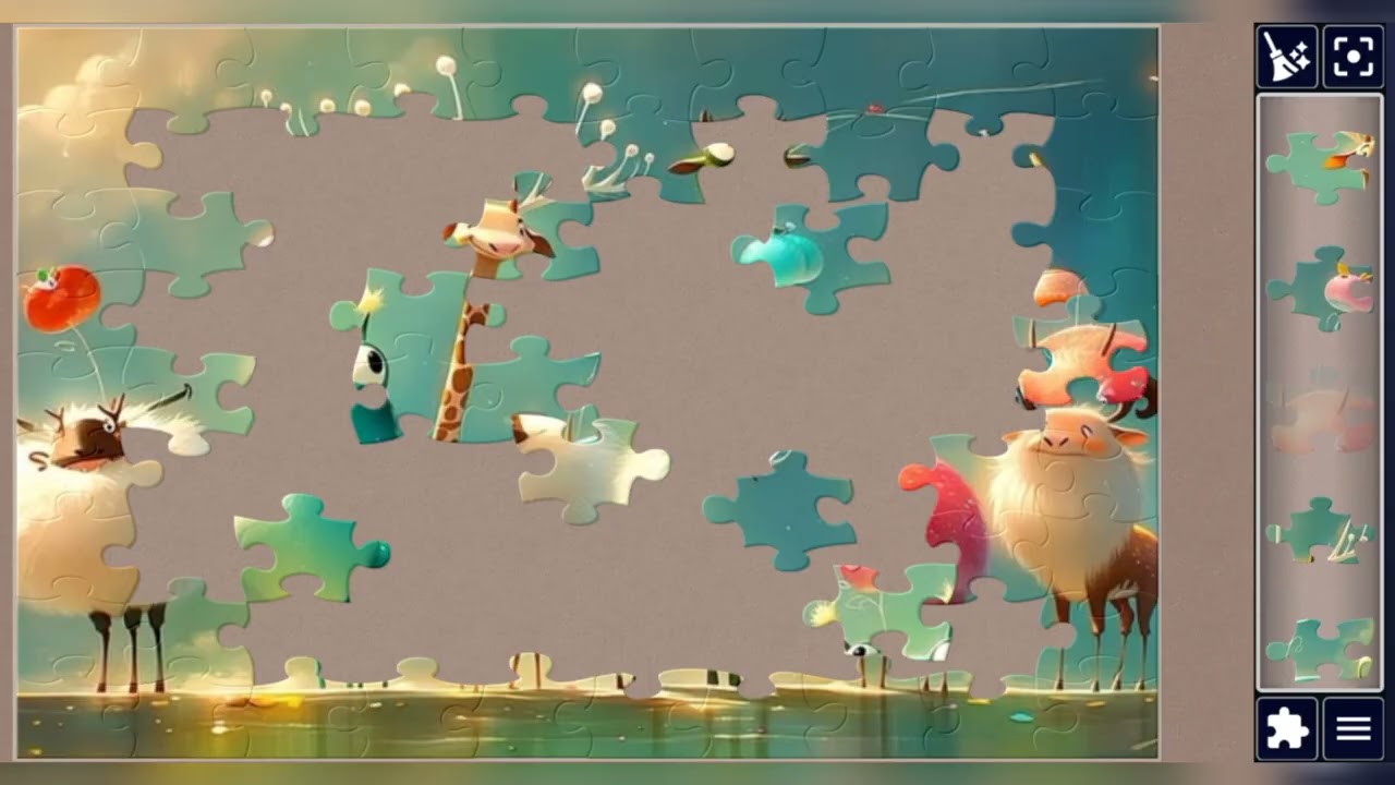 Amazing Whimsical Creatures jigsaw puzzle 🎉👀🧩//@jigsawart4512 