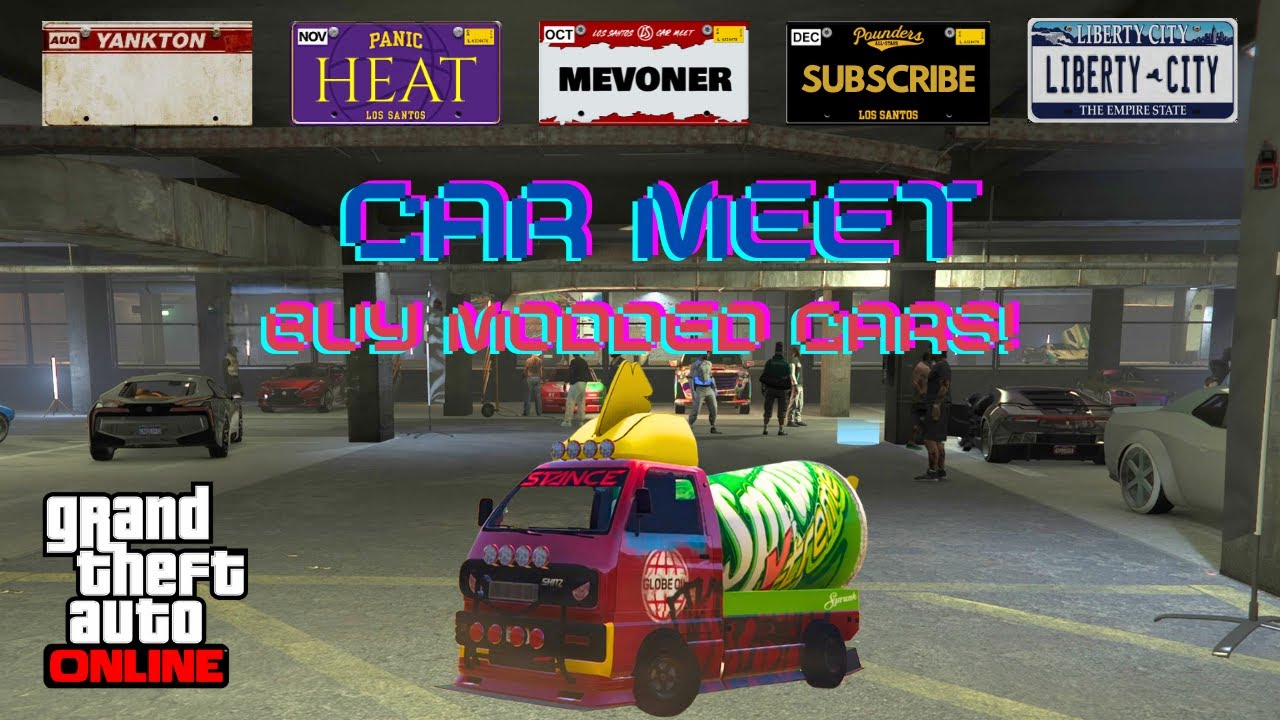 GTA 5 Online - LS Car Meet Buy NEW MODDED CARS! LIVE! {PS5} - JOIN IN!