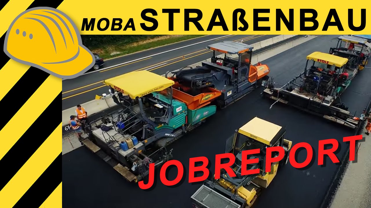 Straßenbau Jobreport A7 - Moba Pave-IR Scan & BPO Asphalt im Einsatz