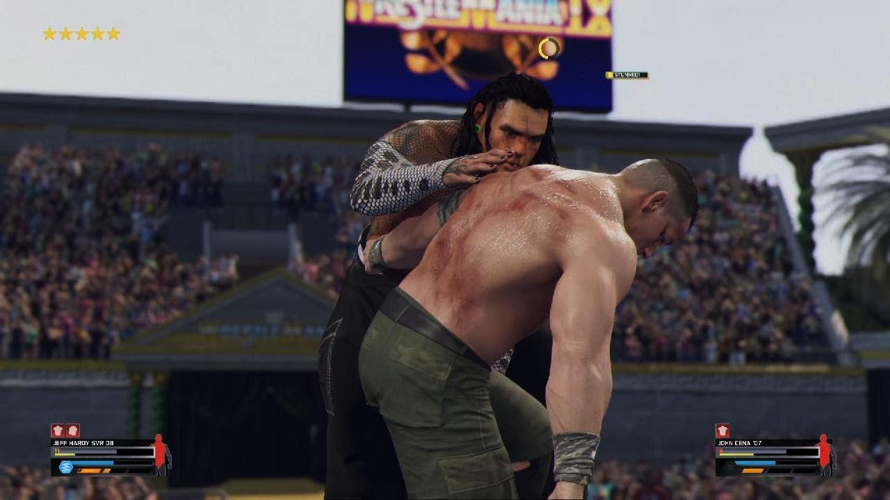 WWE 2K25 Jeff Hardy vs John Cena