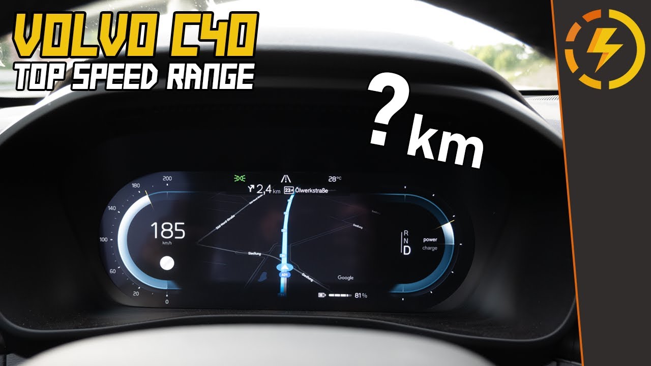 Volvo C40 Top Speed Range | Recharging ⚡️