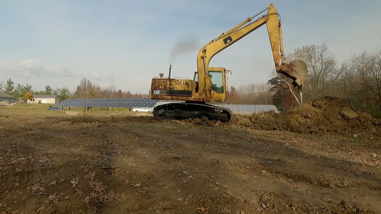 CAT 215D Workout