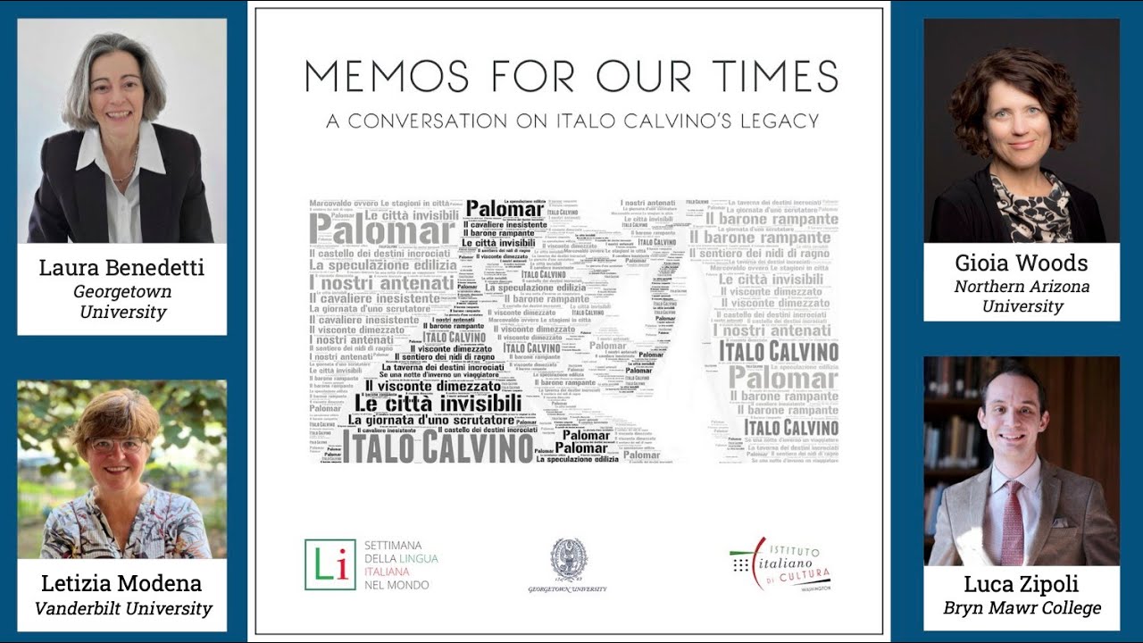 Memos for Our Times: A Conversation on Italo Calvino’s Legacy (October 19, 2023 at 6 pm)