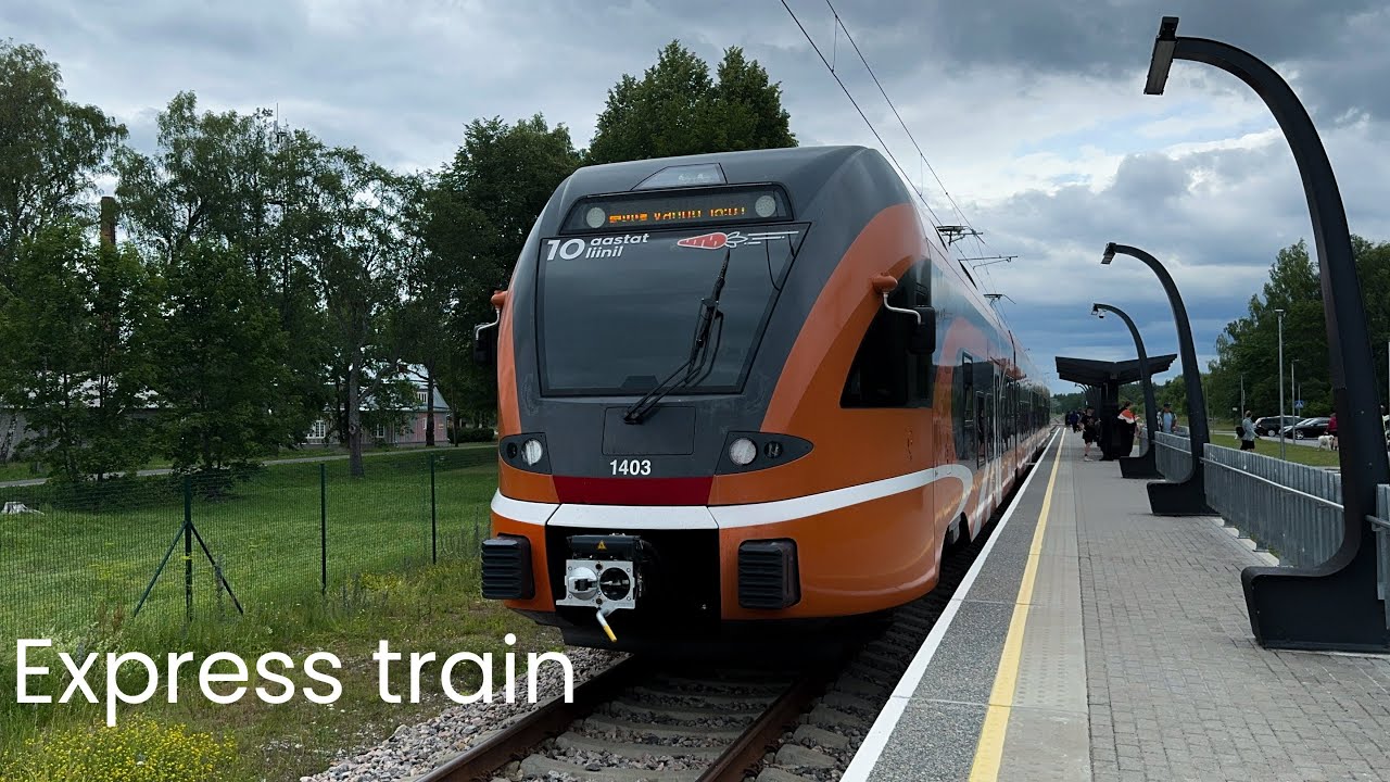 Riding Express Train #155 to [Tallinn - Turba]