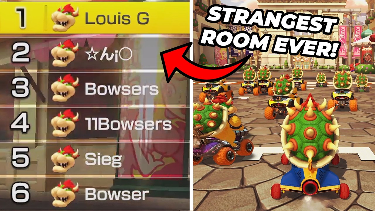 I accidentally joined the STRANGEST lobby in Mario Kart 8 Deluxe