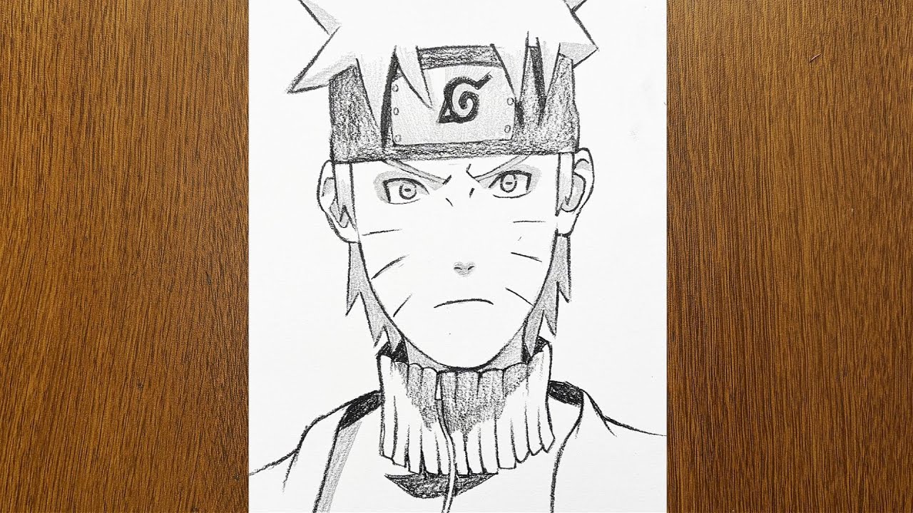 How to draw Naruto - Easy step-by-step anime drawing tutorial