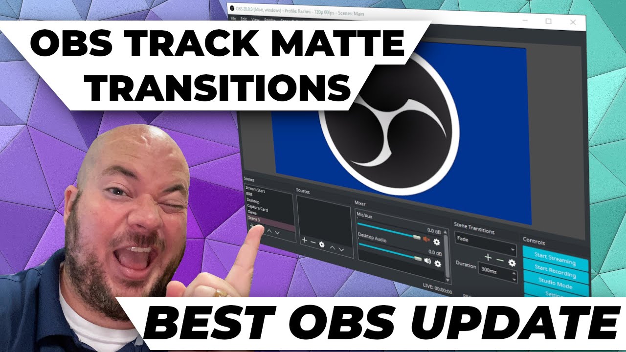 OBS Scene Transitions - Track Mattes