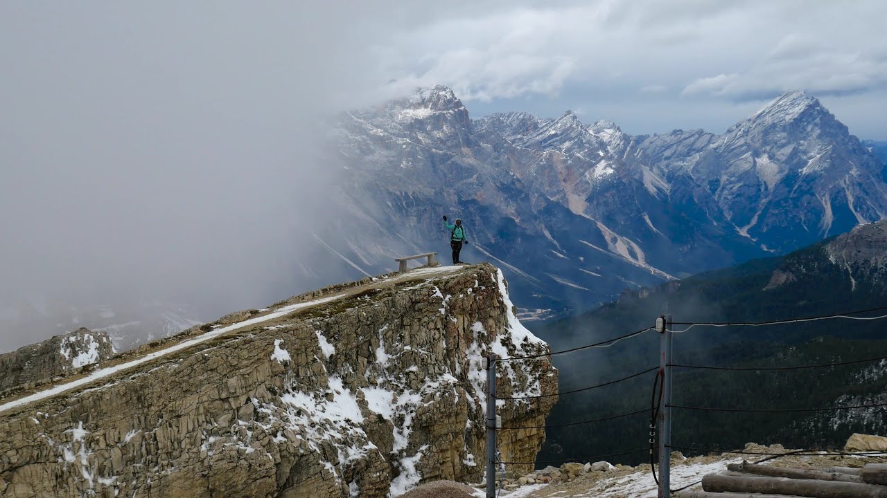 Italy: Lagazuoi Hike through the tunnels