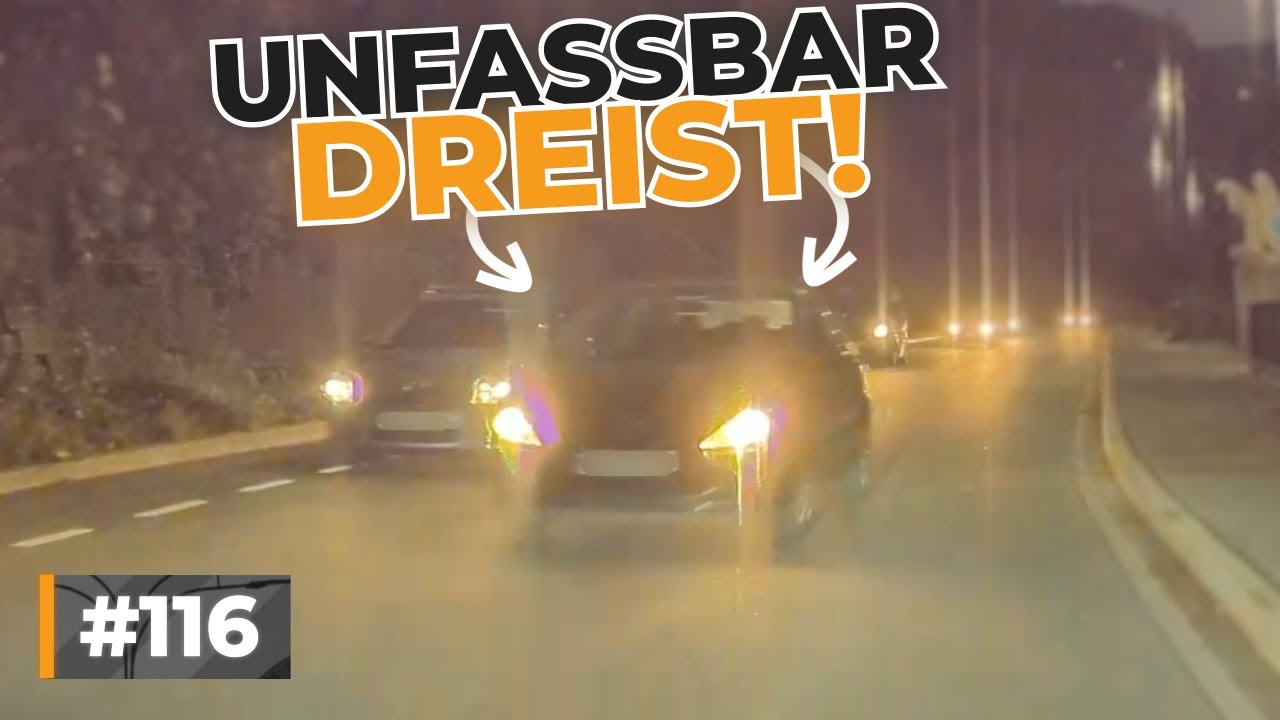 Dreiste Überholvorgänge, Unfälle und Polizeiverfolgungsjagd | #GERMAN #DASHCAM | #116