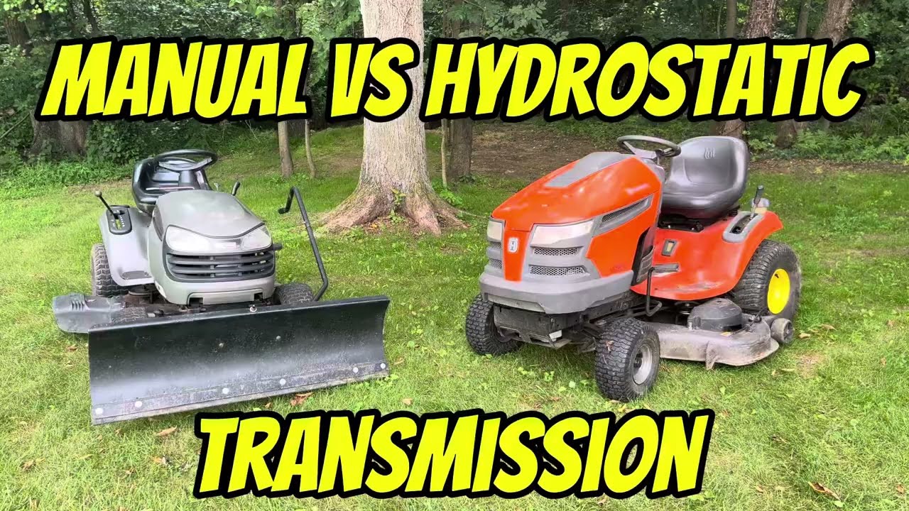 Manual vs Hydrostatic Transmission - What&rsquo;s the Difference and How to Operate - Riding Lawn Mower
