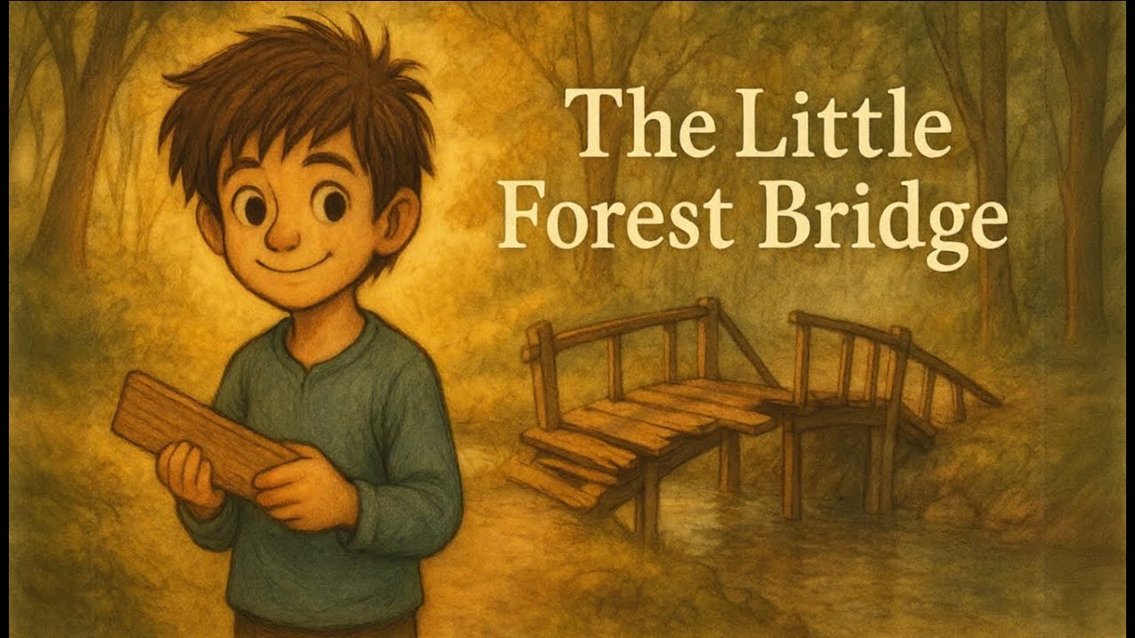 Adam and the Little Forest Bridge - Moral: Great things happen when we work together -