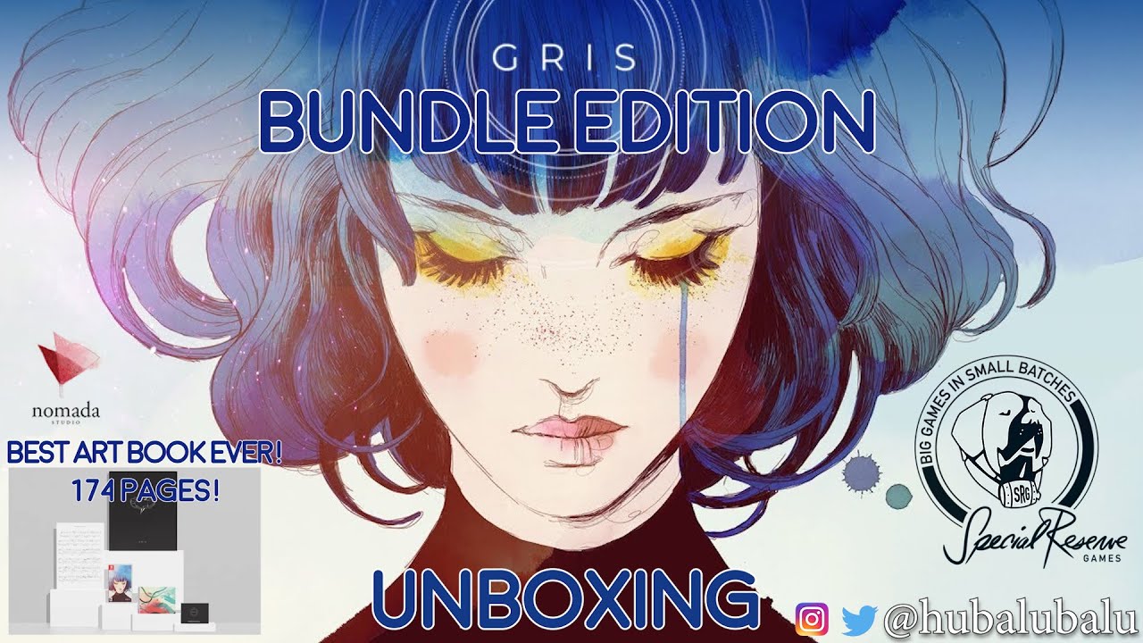 GRIS Special Edition Bundle - #03 Special Reserve Games Nintendo Switch #Unboxing