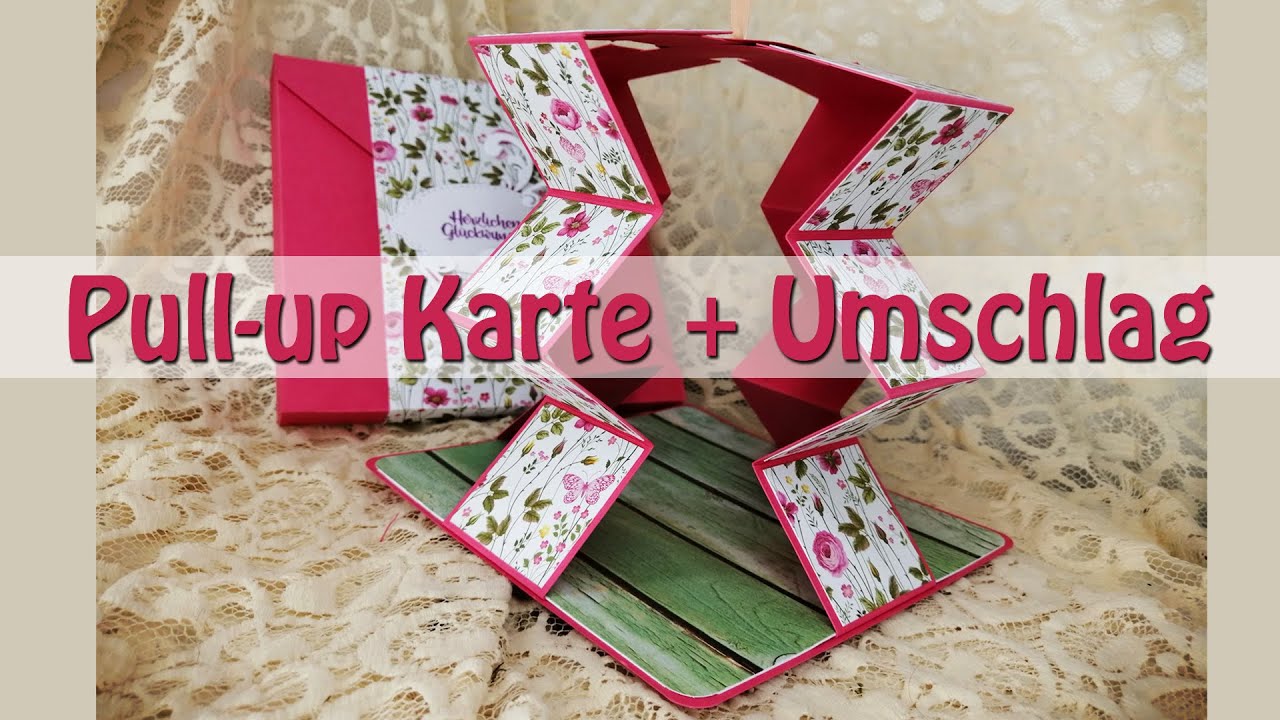 Pull up Karte + Umschlag