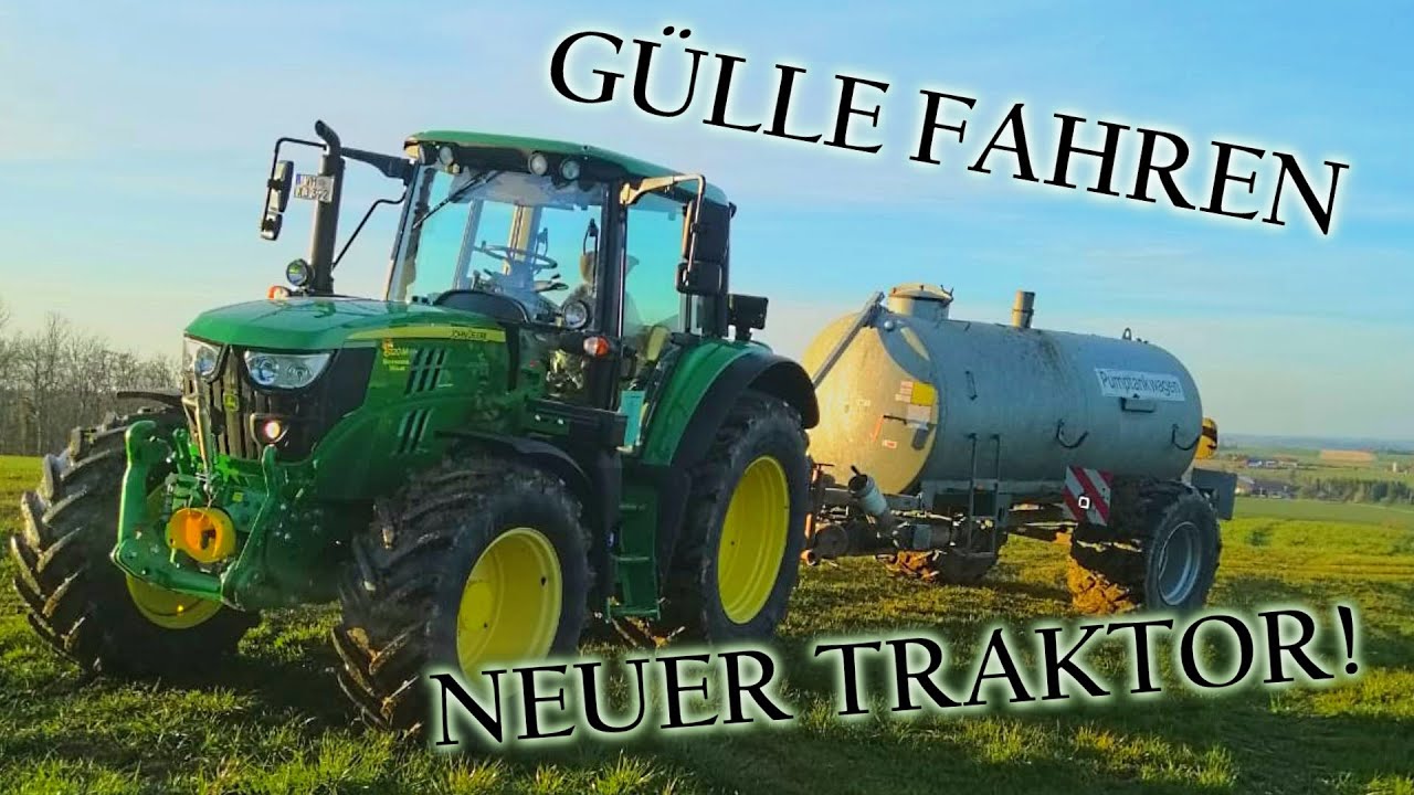 GÜLLE FAHREN mit NEUEM TRAKTOR | 6120M von JOHN DEERE | Kulturland Agrar