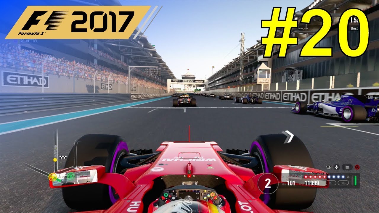 F1 2017 - Let's Make Vettel World Champion Again #20 - 100% Race Abu Dhabi