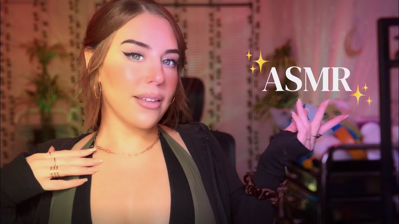 ASMR ✨ Mouth sounds, clicky & inaudible whispers, plucking & more to give you ALL THE TINGLES 🫠💤