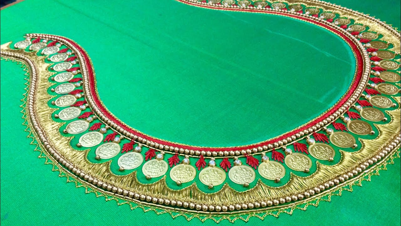 Lakshmi kasu Embroidery on blouse