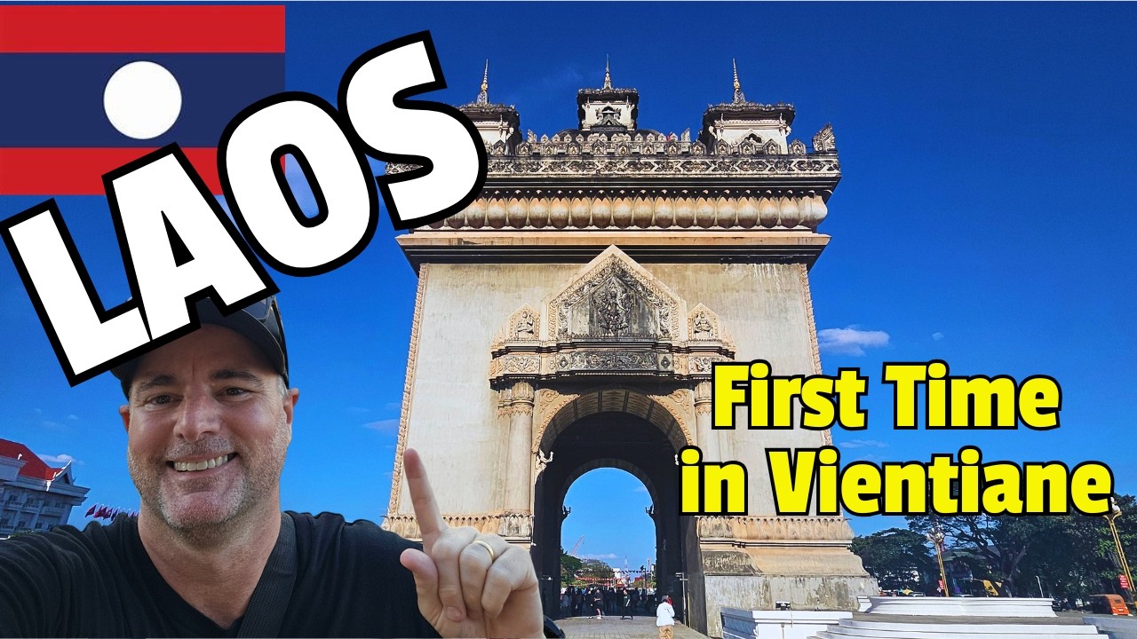 ВПЕРВЫЕ В ВЬЕНТЬЕНЕ, ЛАОС!! Первые впечатления от столицы страны 🇱🇦