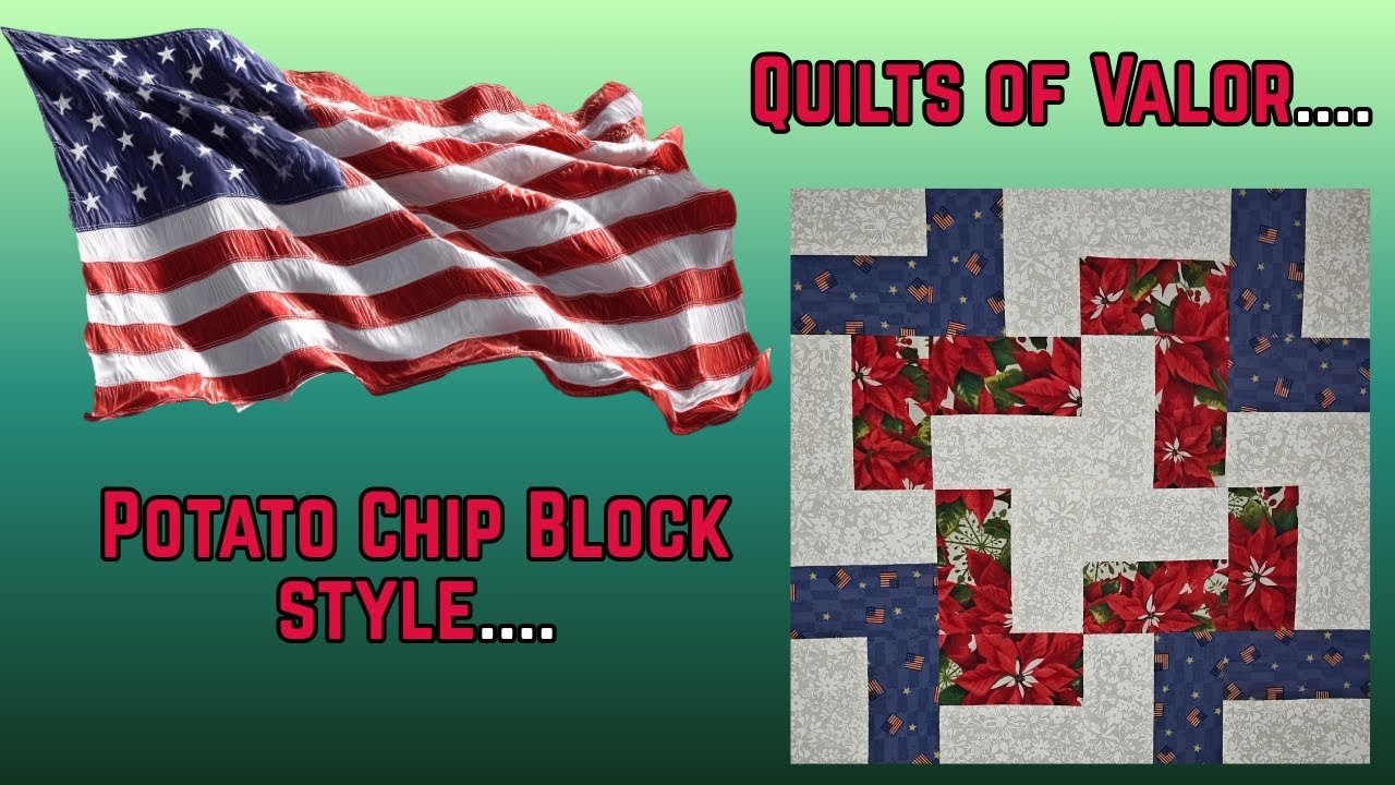 Quilts of Valor: Potato quilt block