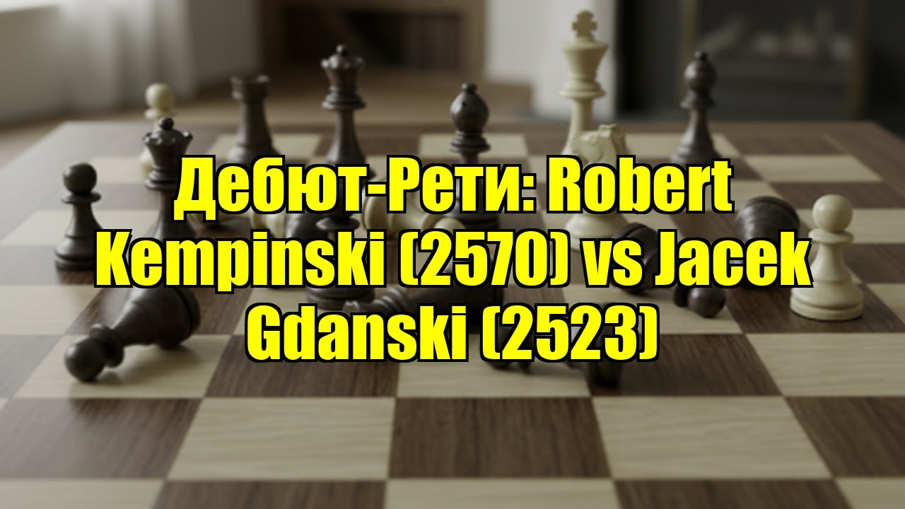 Дебют-Рети: Robert Kempinski (2570) vs Jacek Gdanski (2523)