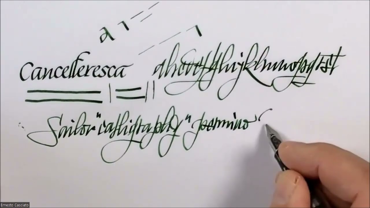 Sailor Calligraphy con pennino Italico Stilografica - Ernesto Casciato - C.S.R. Fountain Pen