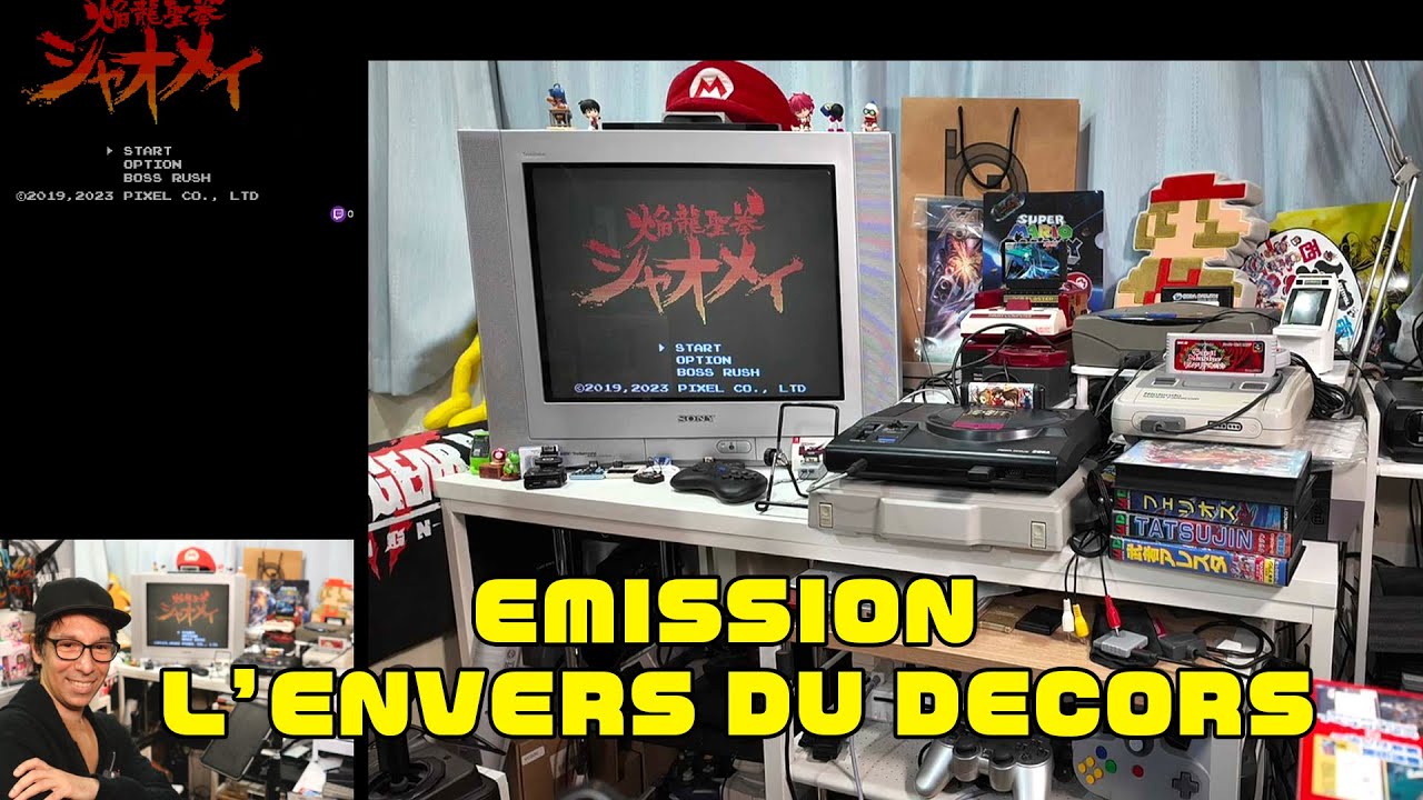 Préparation d'émission L'envers du décors, capture jeux