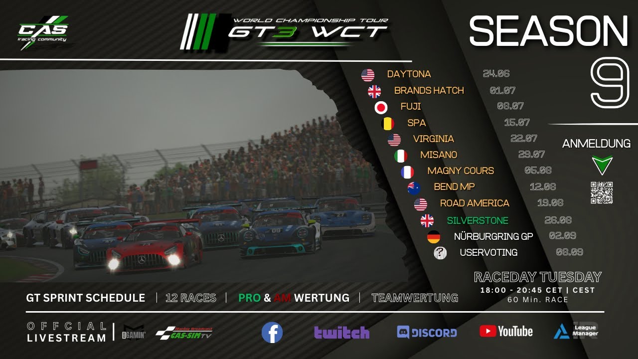 CAS GT3 WCT | Lauf 10 - Silverstone
