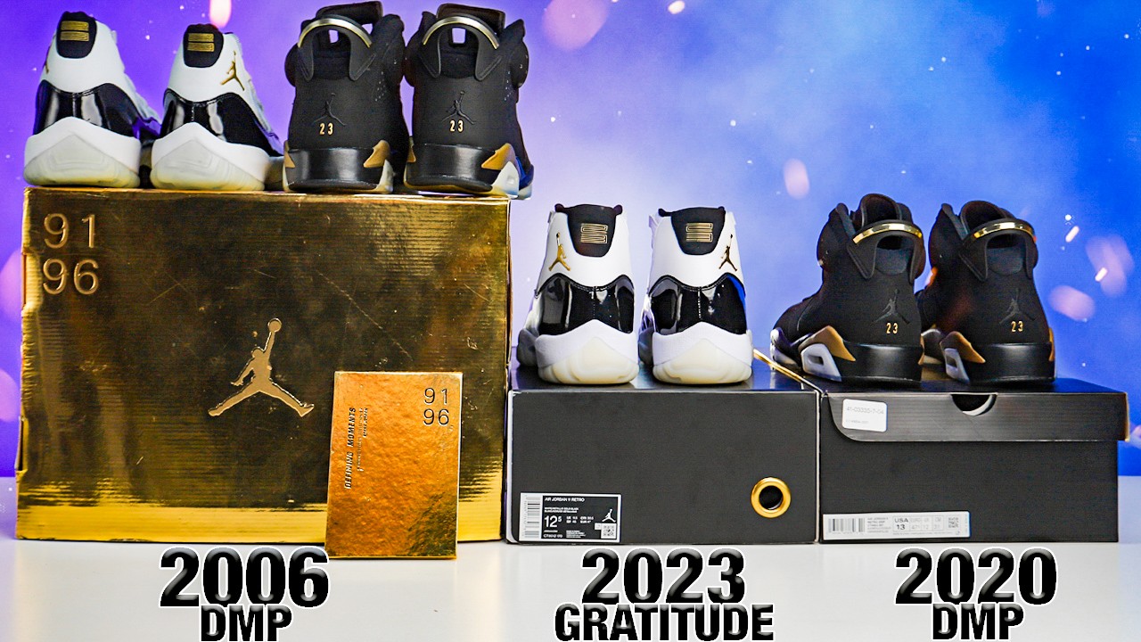 Air Jordan 6/11 DMP против Gratitude 11 и DMP 6 (полное сравнение)