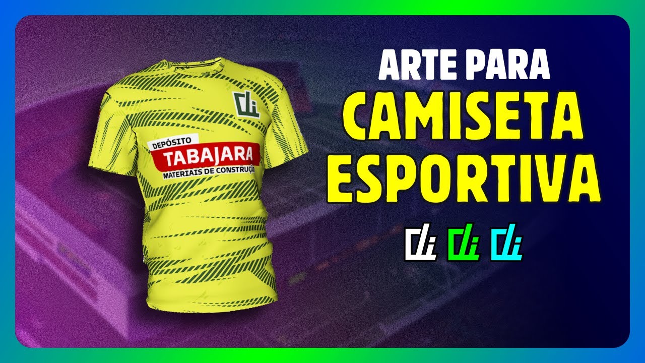Aprenda criar uma arte profissional para camisetas esportivas no Corel Draw!