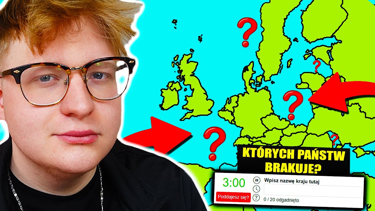 MAPA ŚWIATA bez 10 LOSOWO USUNIĘTYCH PAŃSTW