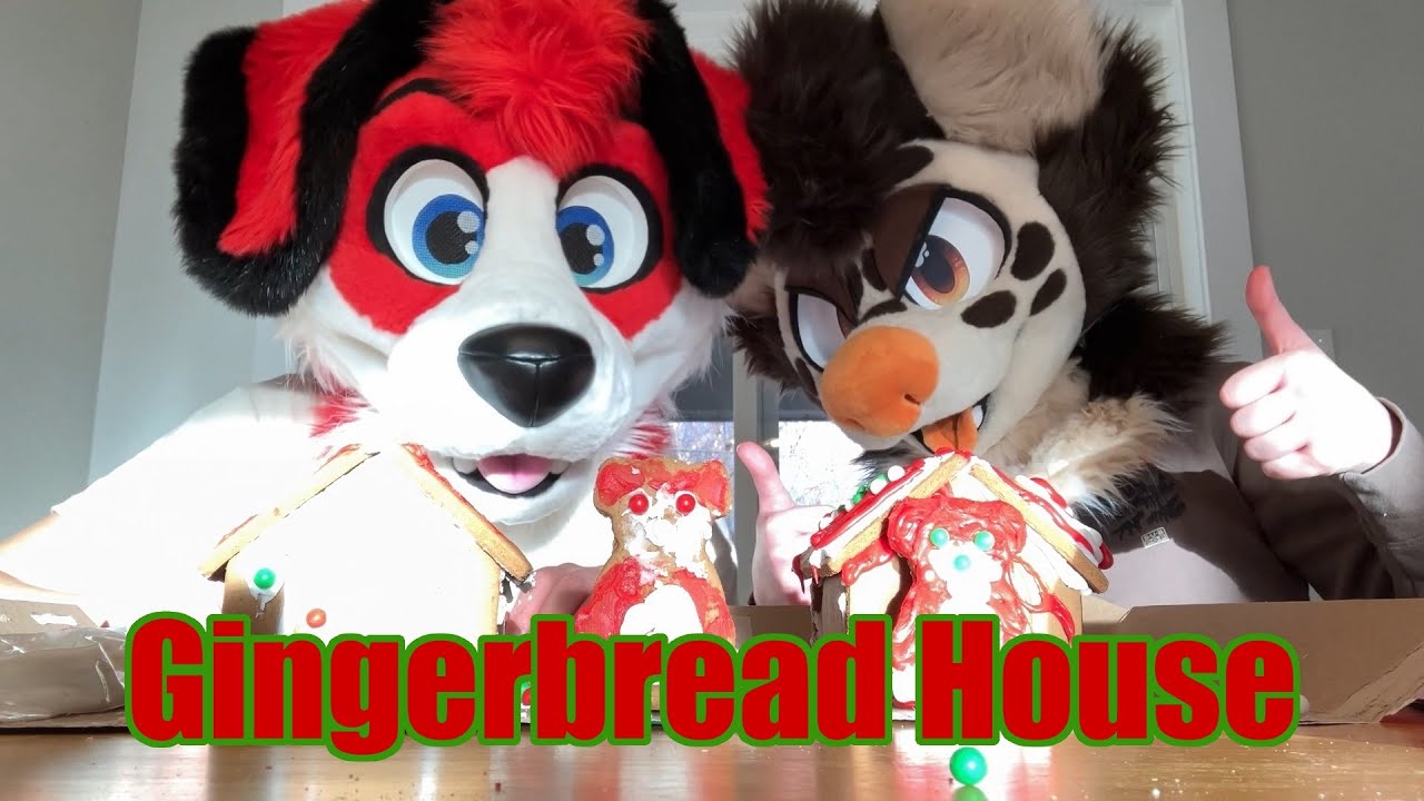 Making Gingerbread Houses in Fursuit (w/ Blake)
