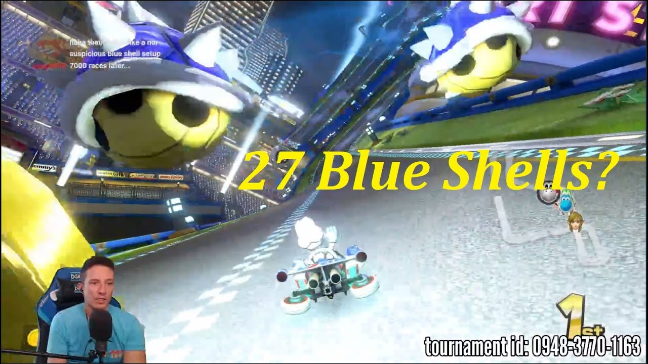 DGR Gets Hit By ~27 Blue Shells And Isn't Last Place? Mario Kart Chaos Mode