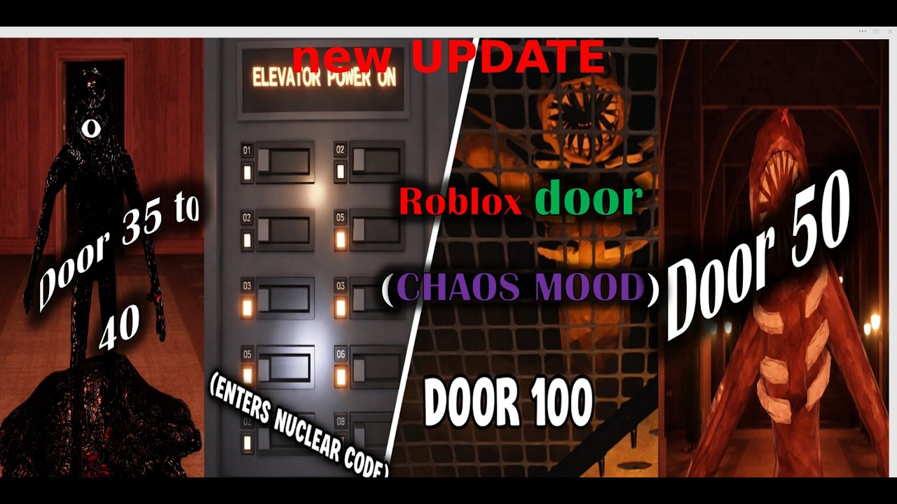 Rbolox door (CHAOS MOOD) all monster...#video#