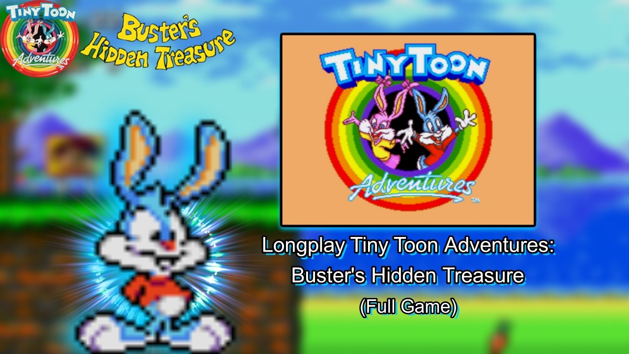 Longplay Tiny Toon Adventures: Buster's Hidden Treasure (Genesis/Mega Drive) - Full Game