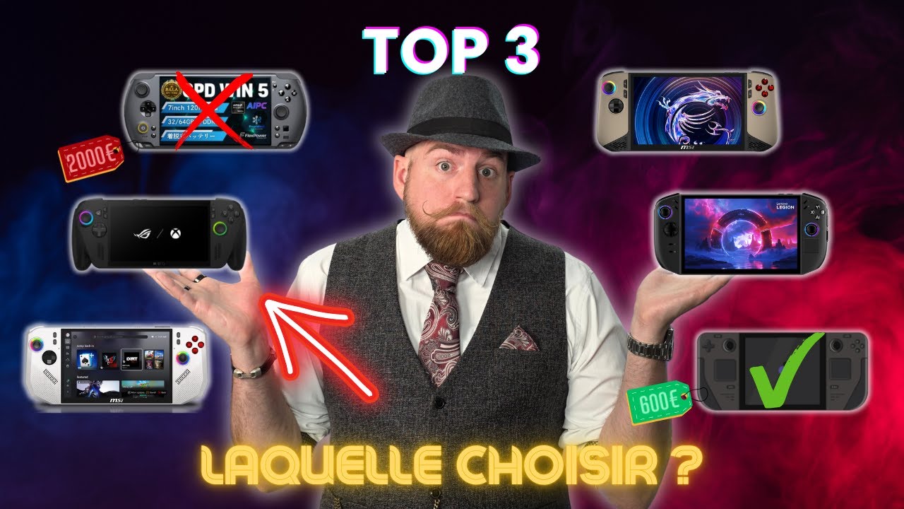 TOP 3 des meilleures consoles portables en 2026 (Ne te fais pas avoir !)