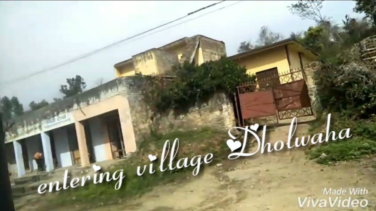 entering village dholwaha by auto drive/hoshiarpur district