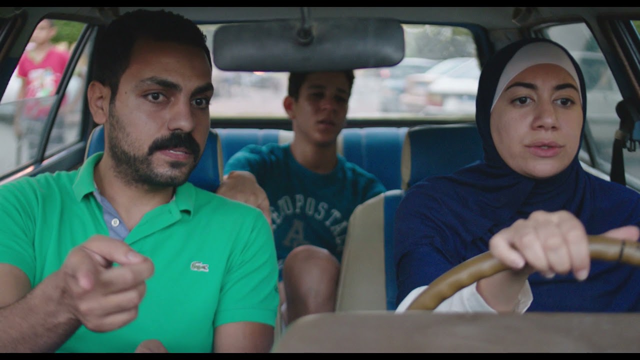 شوف كوميديا دعاء وهي بتتعلم السواقة #سابع_جار